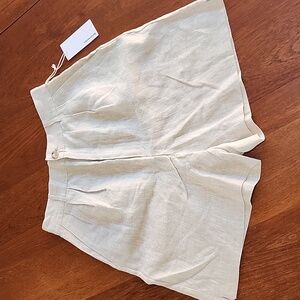Reformation Linen Shorts